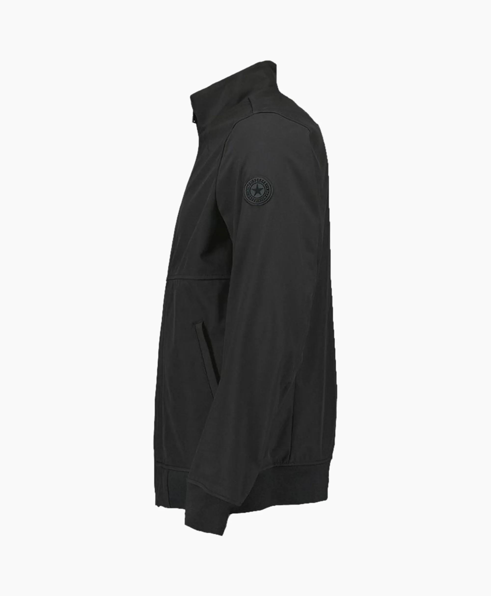 Airforce Softshell Jas Zwart*Heren Jassen