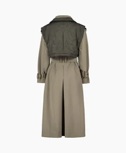 Airforce Trenchcoat Body Warmer Trench Khaki*Dames Jassen