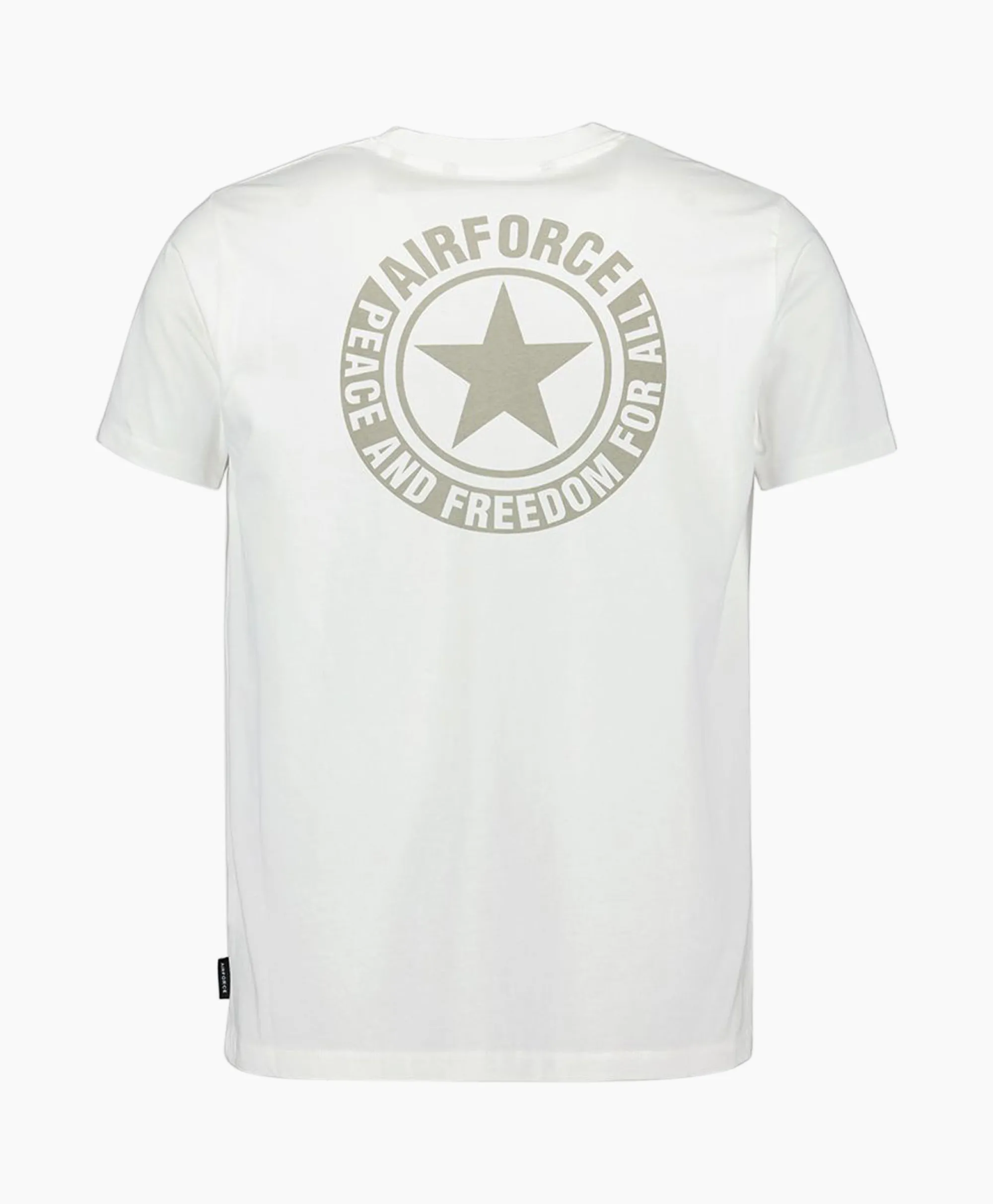 Airforce T-Shirt Wording/Logo Wit*Heren T-Shirts