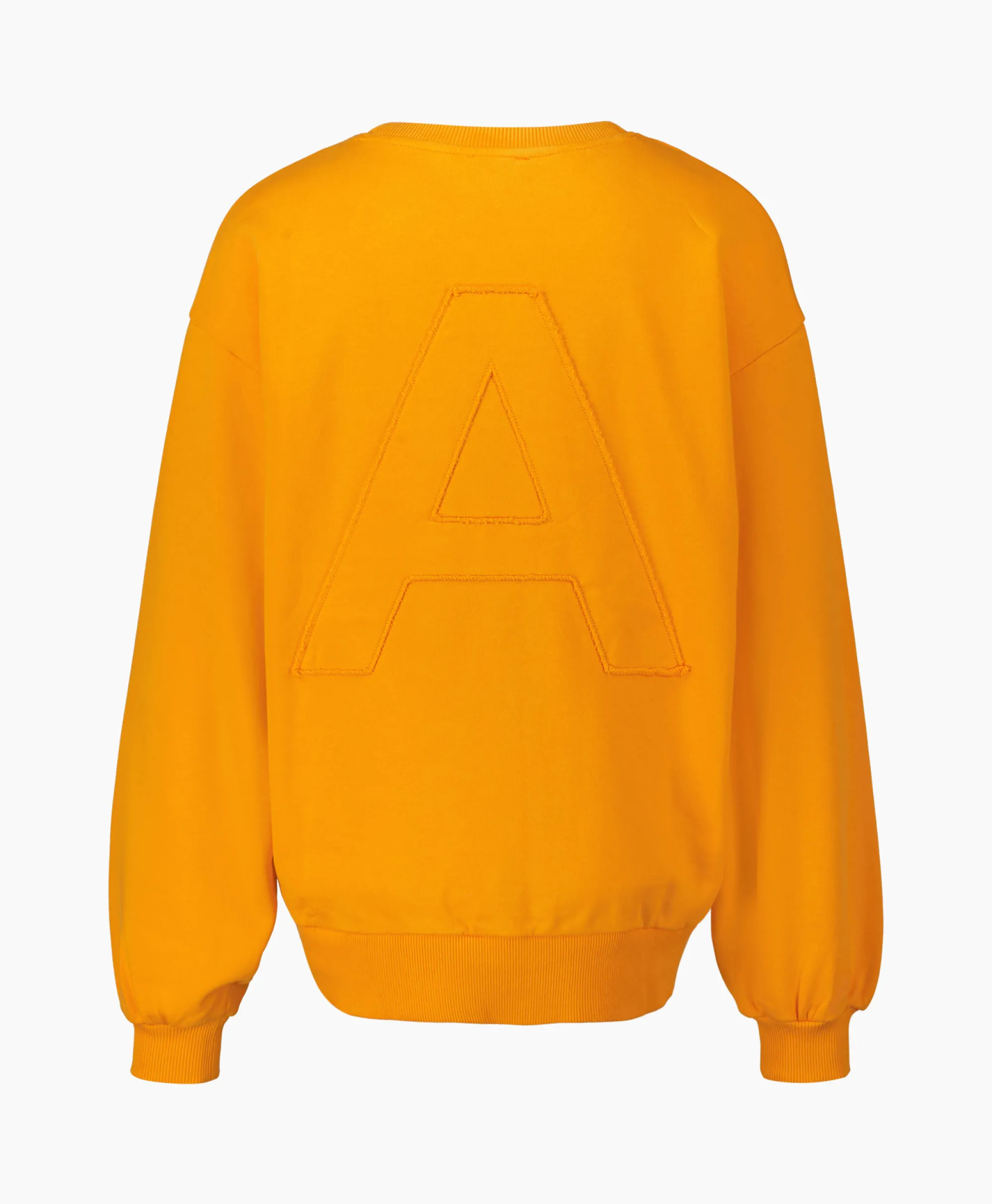 Alix The Label Pullover Knitted Patch Oranje*Dames Truien