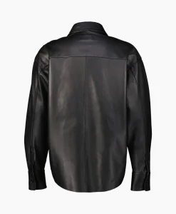 Ami Paris Overhemd Boxy Fit Zwart*Heren Overhemden