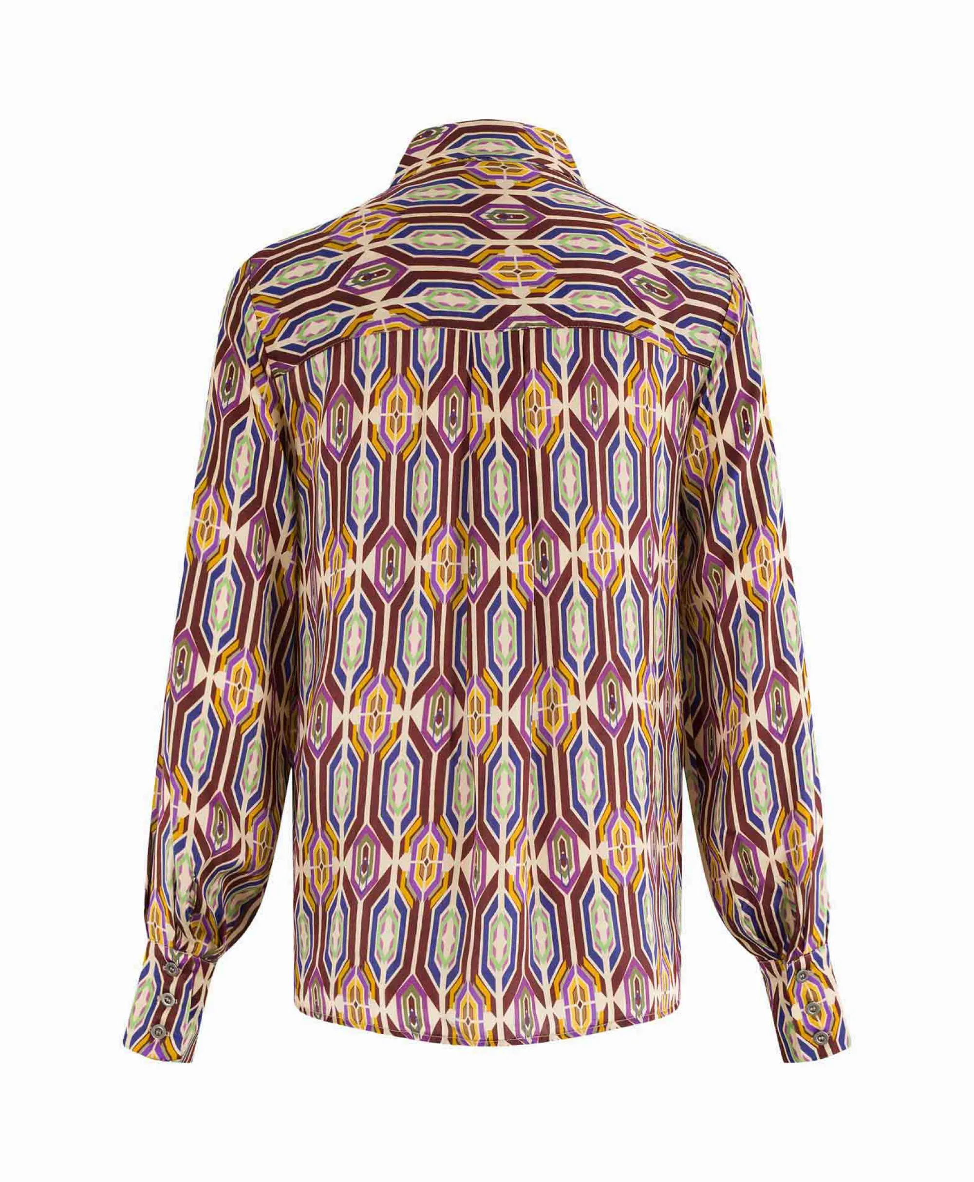 Anna Van Toor Blouse 32A05-03313 Beige*Dames Blouses