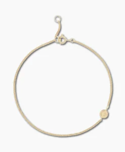 Anna+nina Armband Smiley Bracelet Silver Goldplated Goud*Dames Sieraden