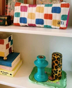 Anna+nina Kaars Small Leopard Print Pillar Candle Bruin*Lifestyle Lifestyle