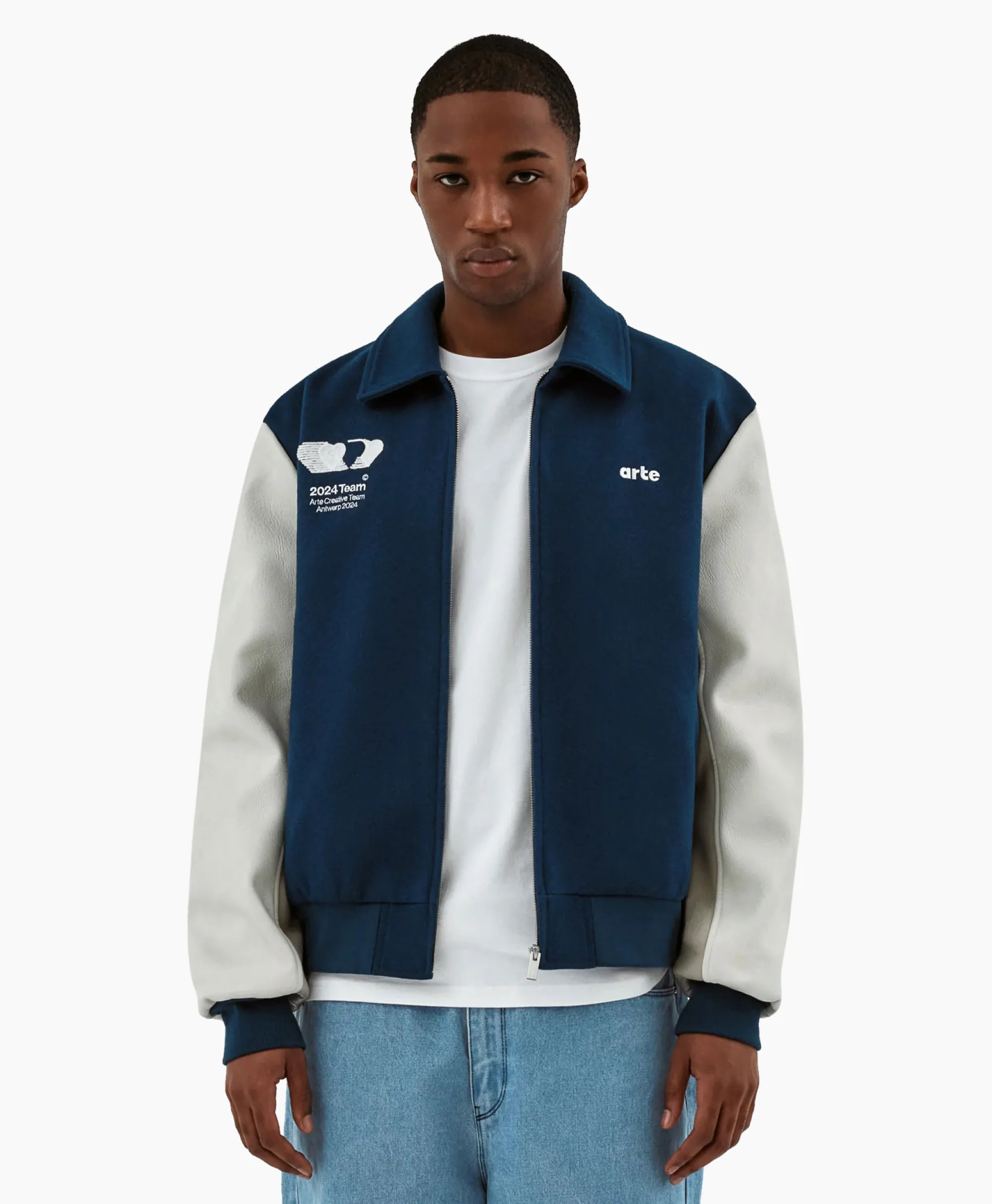 Arte Antwerp Jack Varsity Groen*Heren Jassen