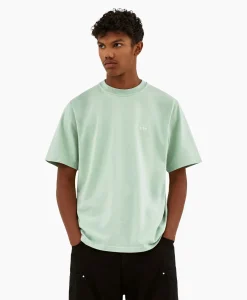 Arte Antwerp T-Shirt Korte Mouw Circle Runner Back Print Groen*Heren T-Shirts