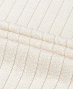 Aurelien Pullover Rib Zip Polos Ls Ivoor / Naturel*Heren Truien