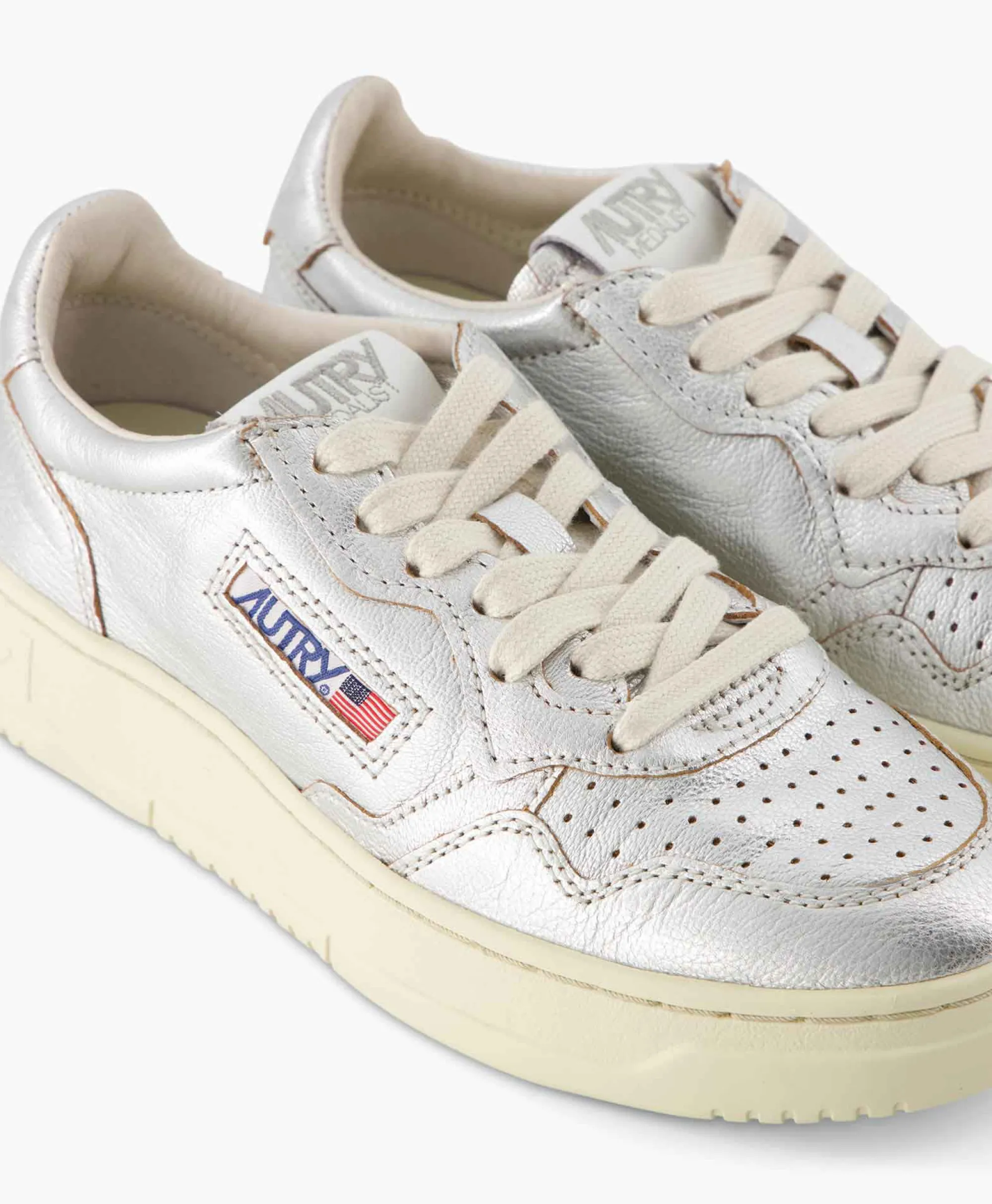 Autry Sneaker Medalist Low Wom Zilver*Dames Sneakers