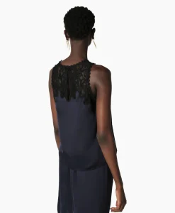 Ba&sh Ba&Sh Top Clea Donker Blauw*Dames T-Shirts & Tops