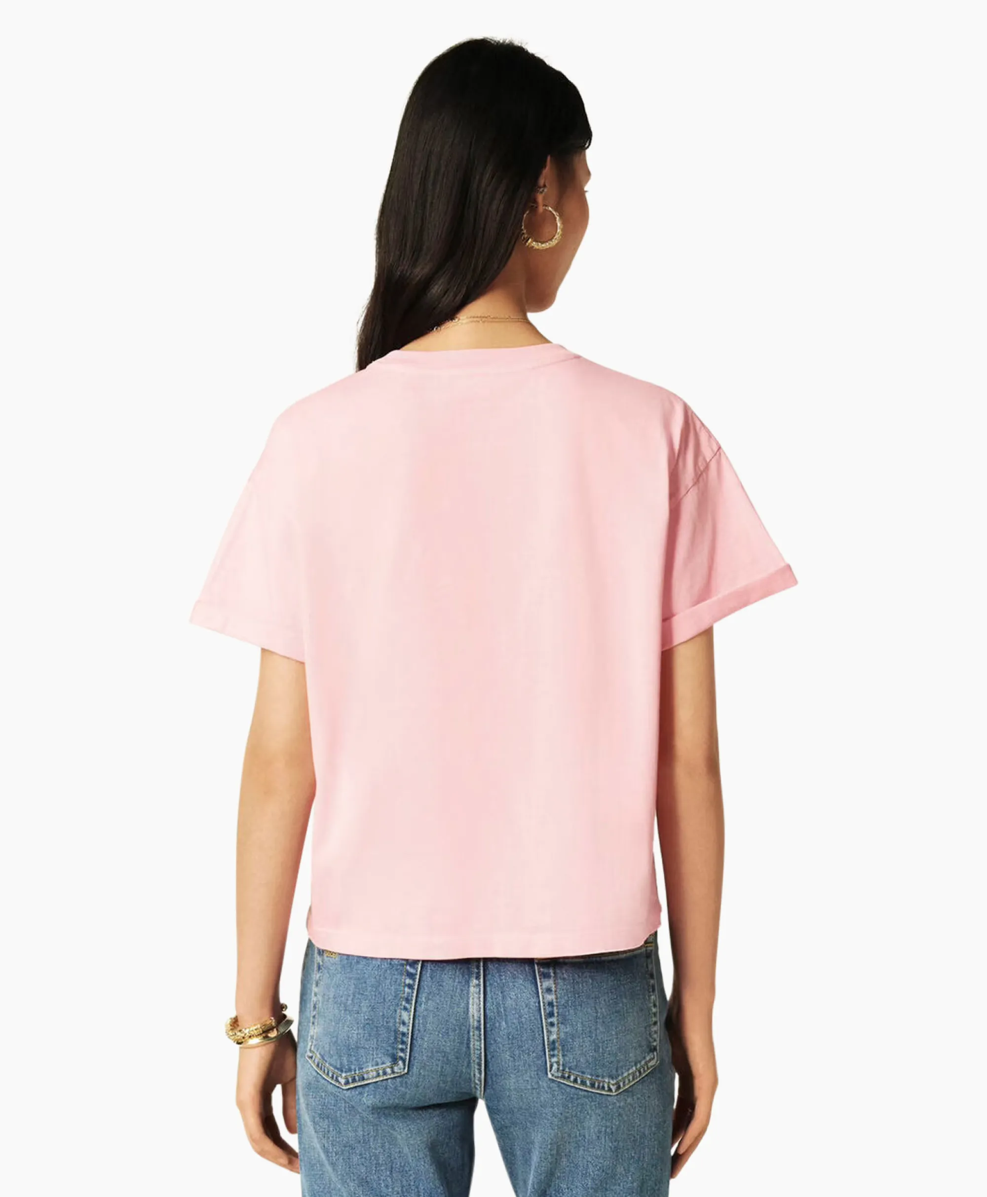 Ba&sh Ba&Sh T-Shirt Korte Mouw Rosie Pink*Dames T-Shirts & Tops