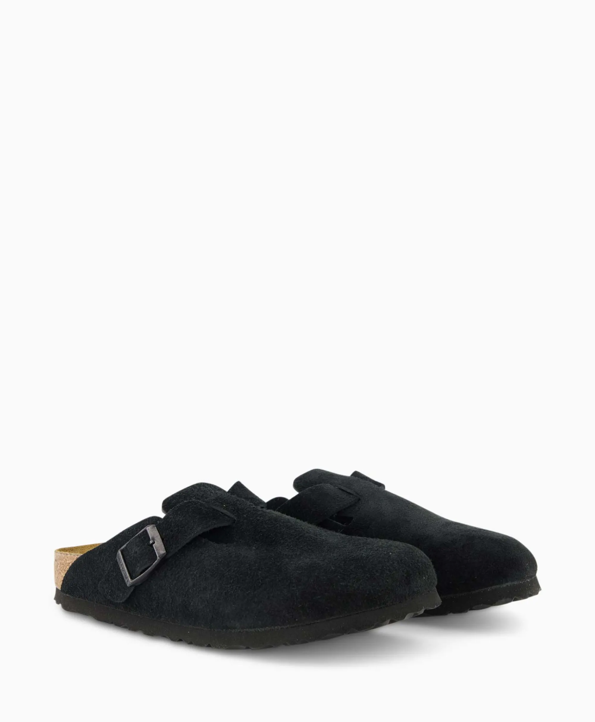 Birkenstock Instapper Boston Sfb Zwart*Dames Instappers