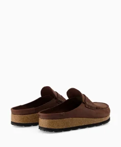 Birkenstock Instapper Naples Bruin*Heren Instappers