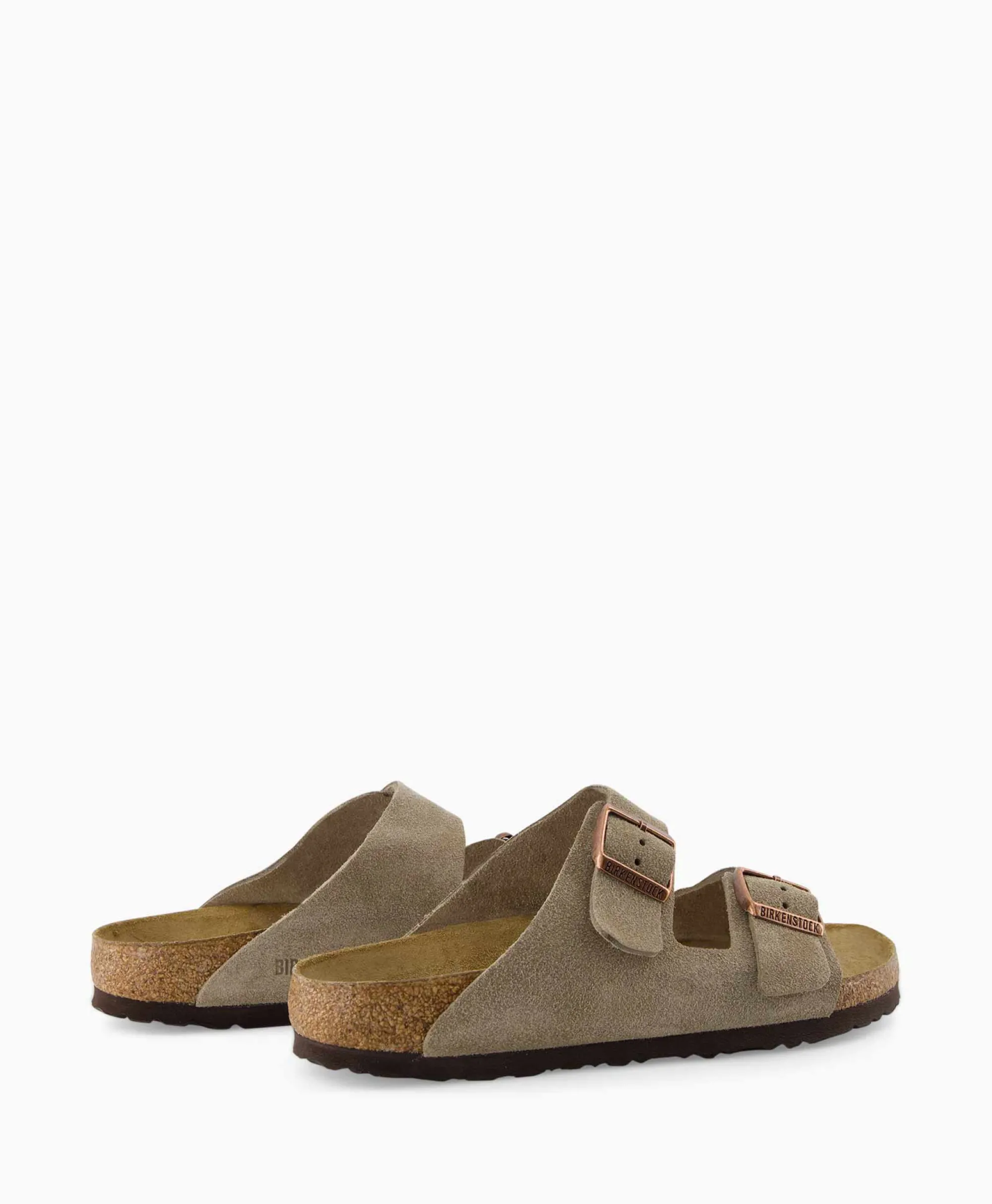 Birkenstock Sandaal Arizona Sfb Taupe*Heren Sandalen