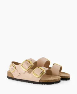 Birkenstock Sandaal Zonder Hak Milano Beige*Dames Sandalen