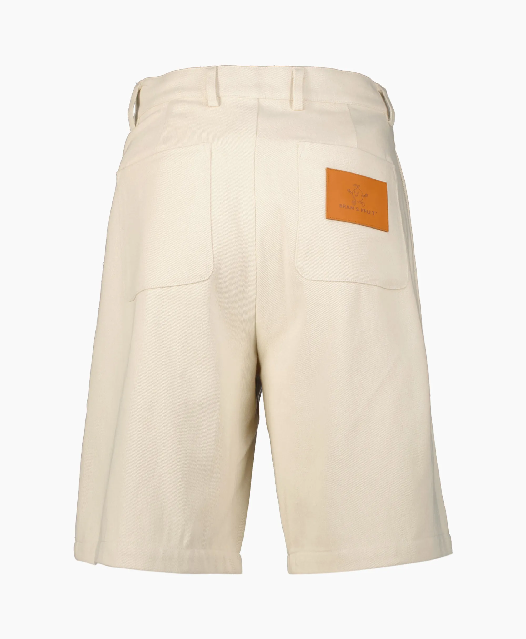 Bram's Fruit Bram's Fruit Korte Broek Twill Shorts Beige*Heren Broeken