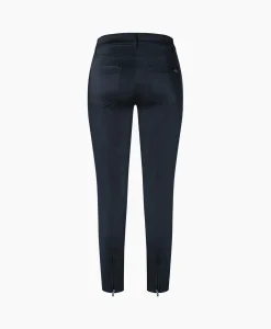 Cambio Broek Satin Superstrech Piera Blauw*Dames Broeken