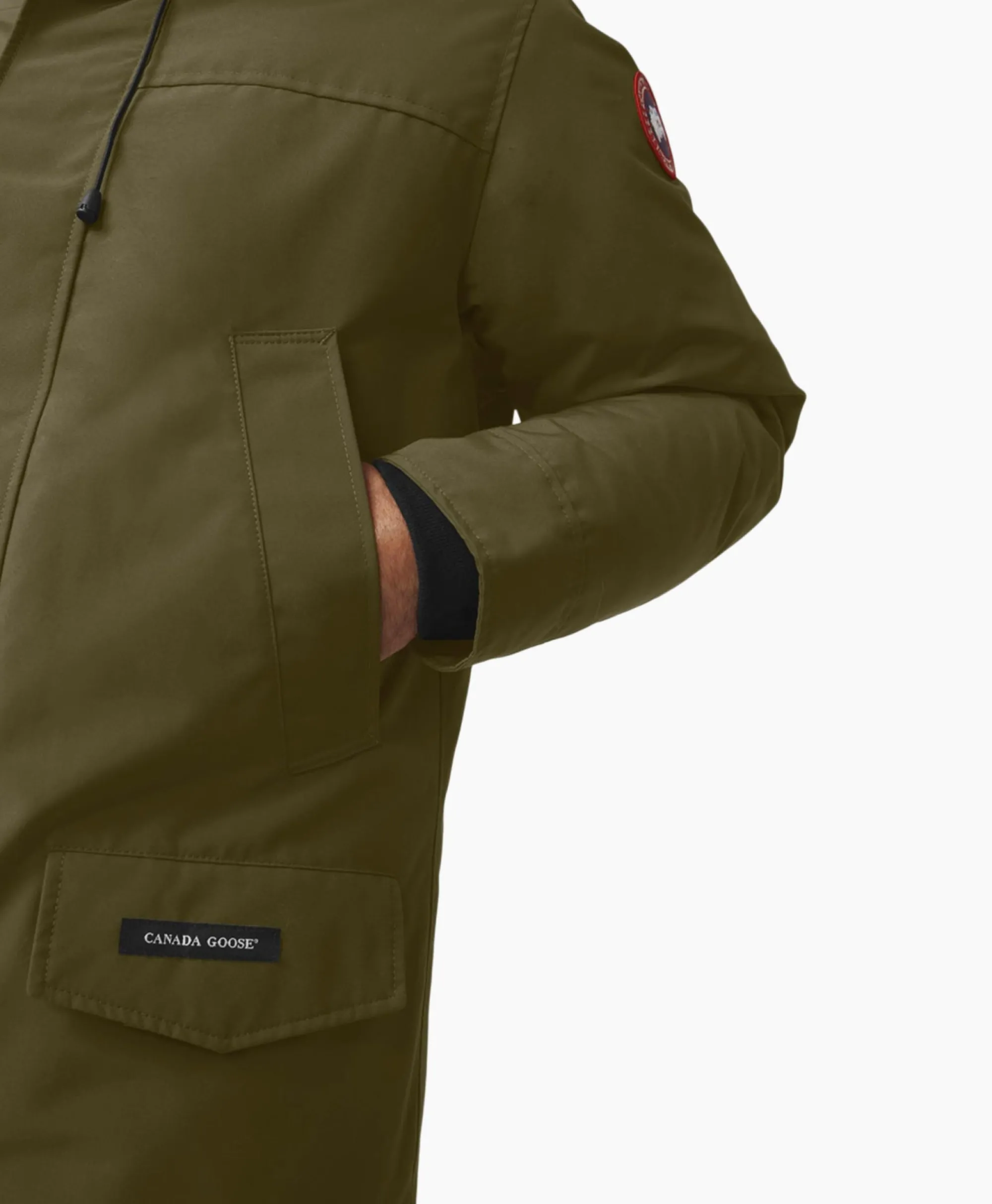 Canada Goose Gewatteerde Jas Langford Parka Donker Groen*Heren Jassen