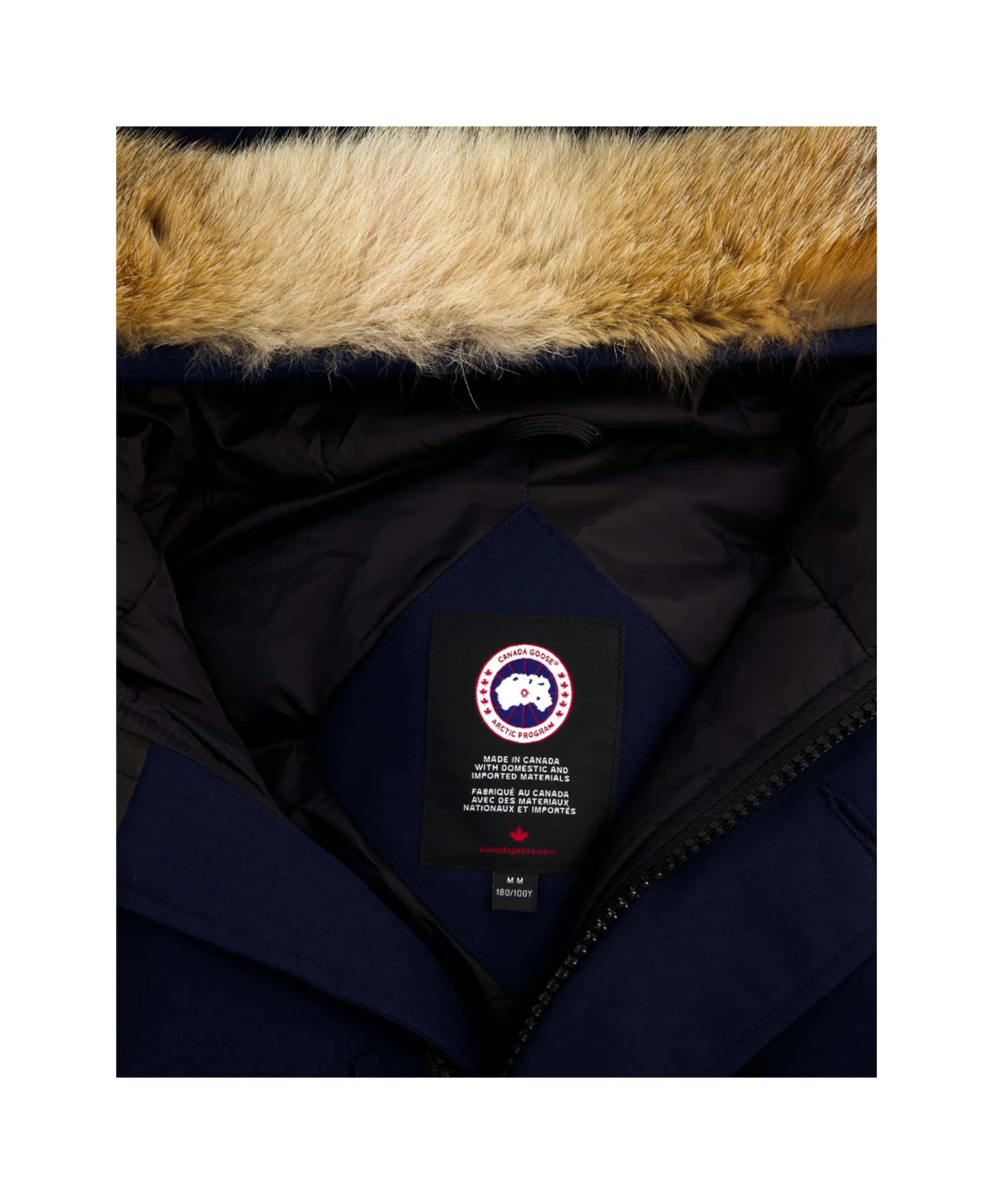 Canada Goose Gewatteerde Jas Chateau Parka/Atlantic Donker Blauw*Heren Jassen
