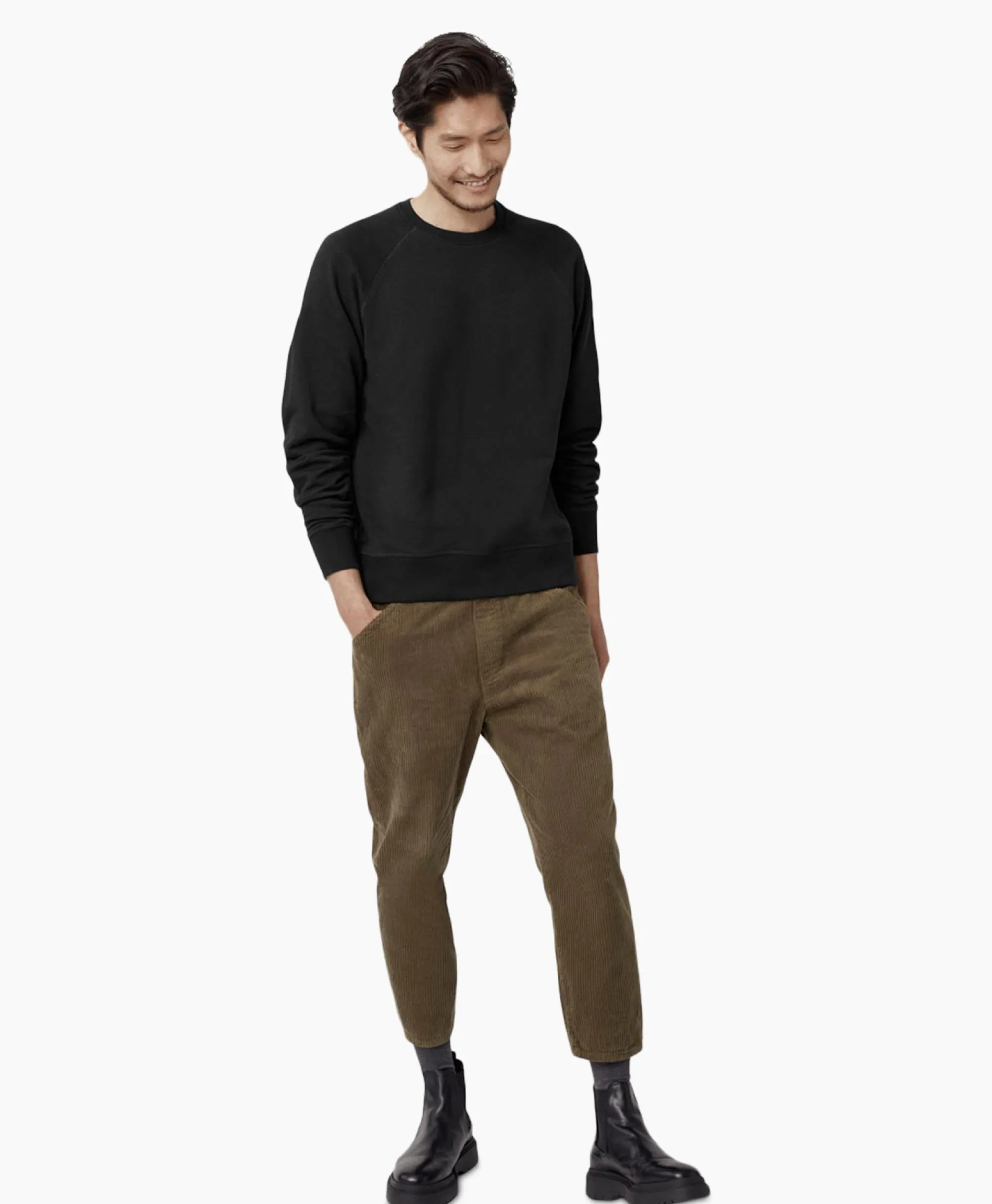 Canada Goose Sweater Huron Men's Crewneck Zwart*Heren Truien