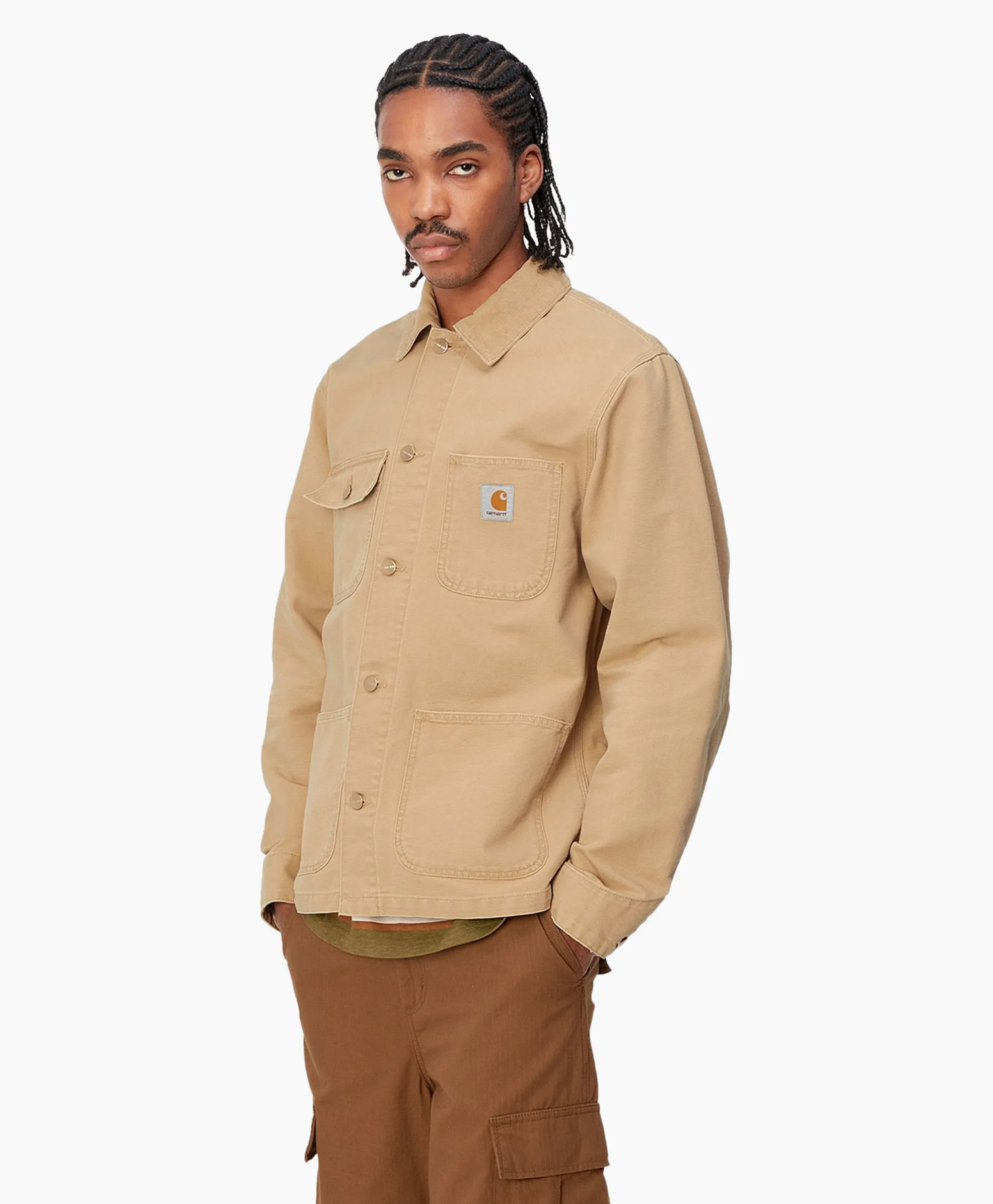 Carhartt Wip Jack Michigan Beige*Heren Jassen