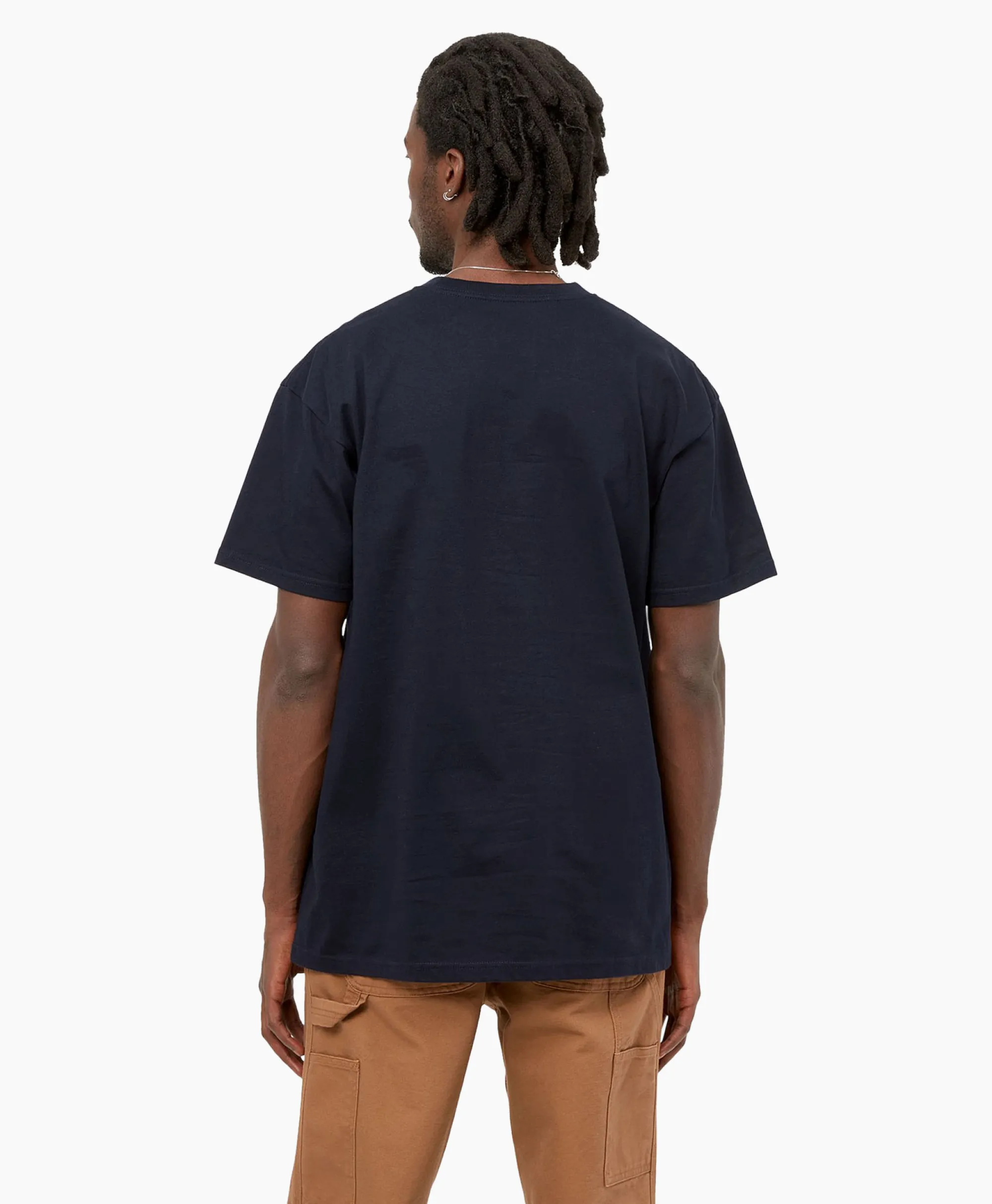 Carhartt Wip T-Shirt Korte Mouw S/S Chase Donker Blauw*Heren T-Shirts