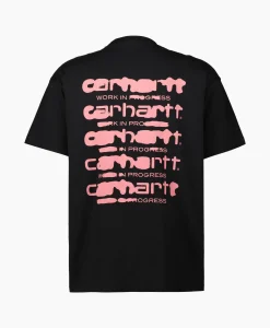 Carhartt Wip T-Shirt S/S Ink Bleed Organic Cotton Zwart*Heren T-Shirts