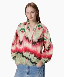 Chufy Blouse Juniper Groen*Dames Blouses