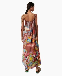 Chufy Maxi Jurk Rain Bordeaux*Dames Bruiloftskleding