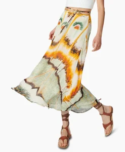 Chufy Maxi Rok Jasmine Geel*Dames Rokken