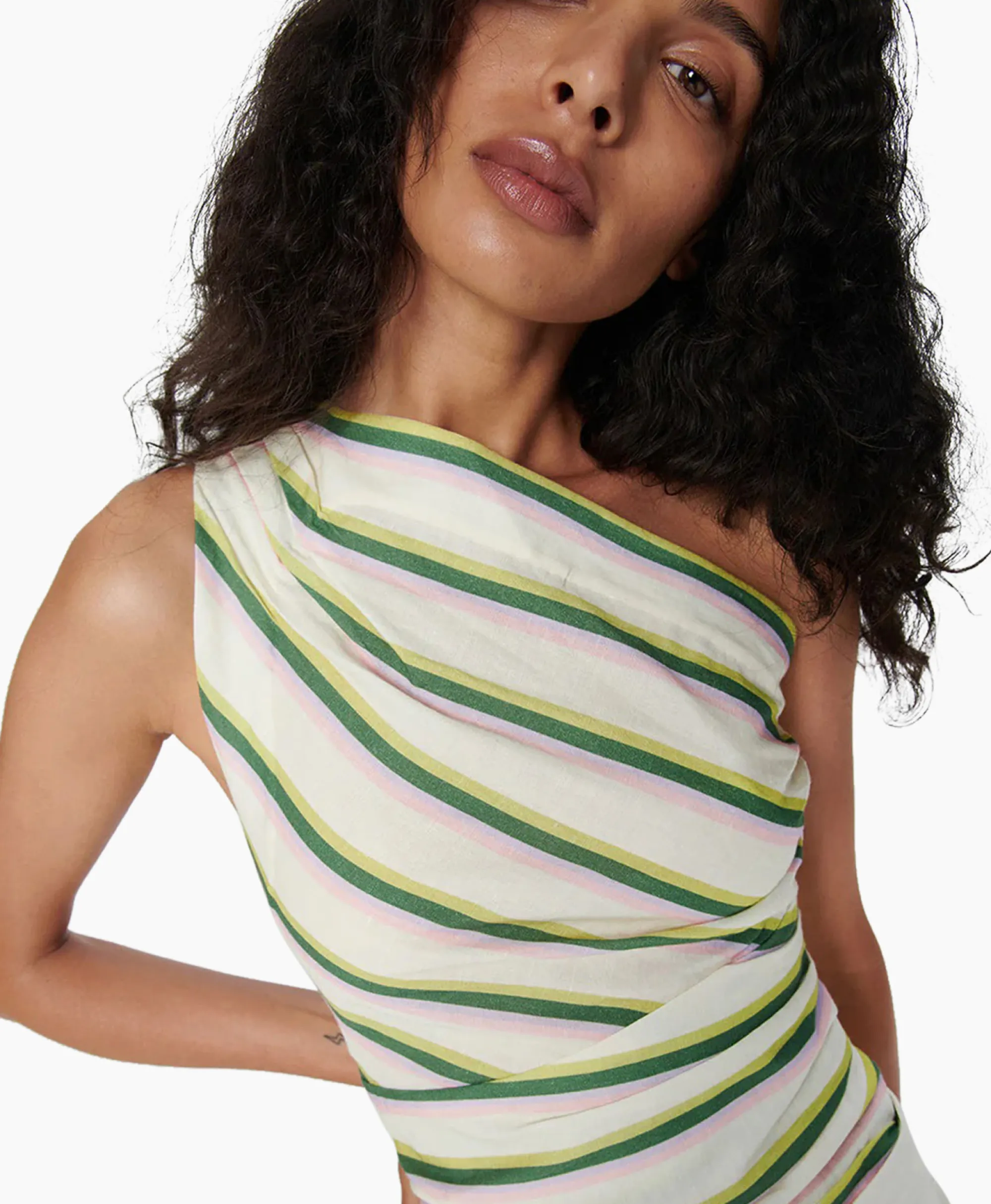 Chufy Top Okra Ecru*Dames T-Shirts & Tops