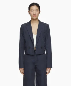 Closed Blazer Fitted Blauw*Dames Blazers