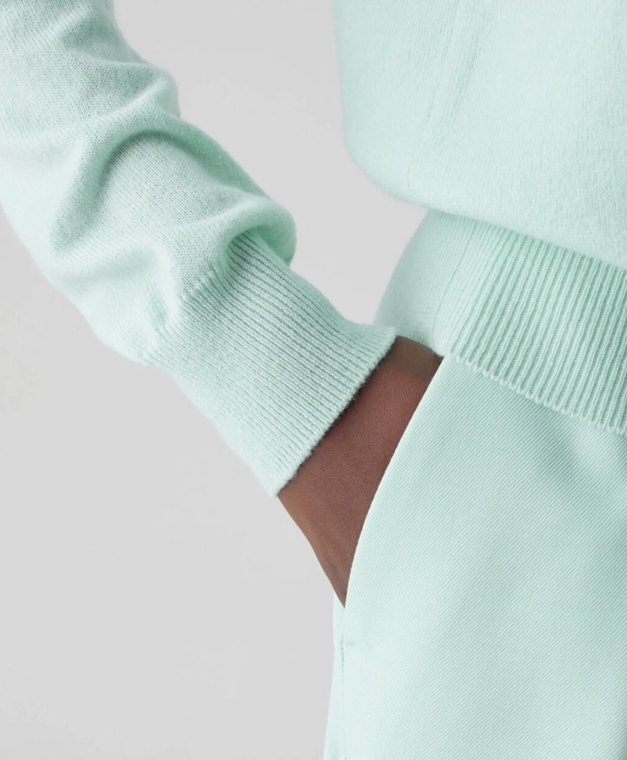 Closed Pullover Polo Longsleeve Groen*Dames Truien