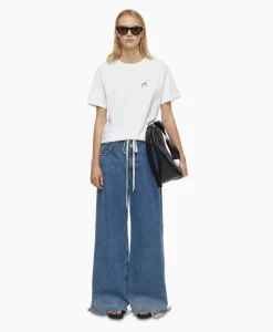 Closed T-Shirt Korte Mouw Printed Wit*Dames T-Shirts & Tops