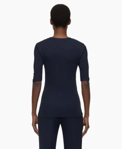 Closed T-Shirt Korte Mouw Crewneck Short Sleeve Donker Blauw*Dames T-Shirts & Tops