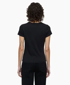 Closed T-Shirt Korte Mouw Crew Neck Short Sleeve Zwart*Dames T-Shirts & Tops