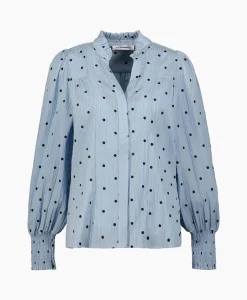 Co'couture Co'Couture Blouse Dora Dot Blauw*Dames Blouses