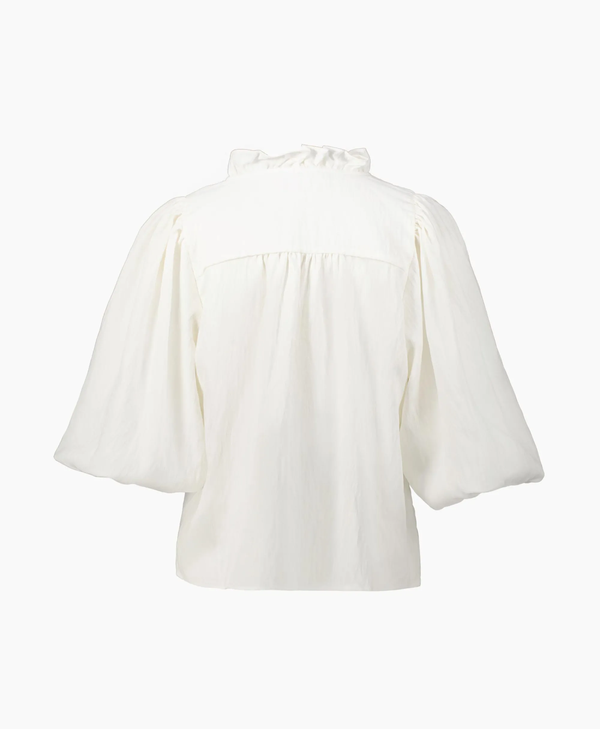 Co'couture Co'Couture Blouse Sueda Puff Wit*Dames Blouses