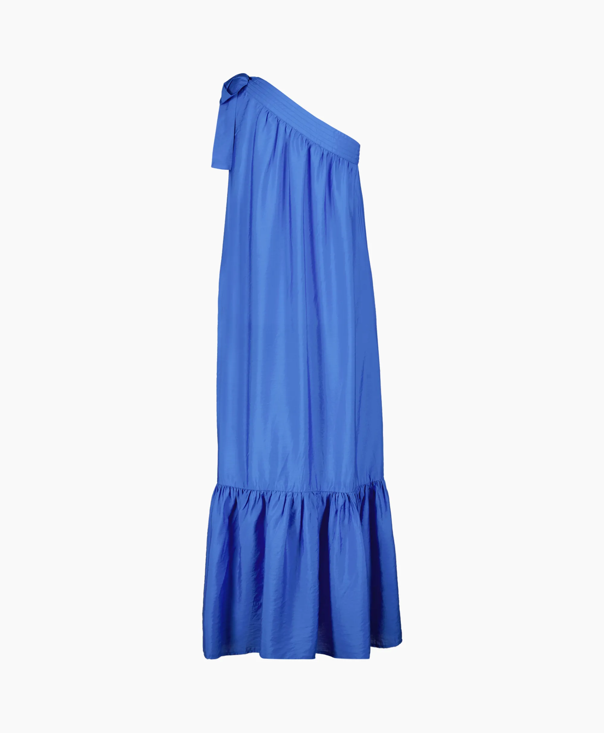 Co'couture Co'Couture Maxi Jurk Callum Assymetrisch Blauw*Dames Jurken