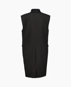 Co'couture Co'Couture Mini Jurk Volacc Rib Turtleneck Zwart*Dames Jurken