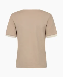 Co'couture Co'Couture T-Shirt Korte Mouw Edge Ecru*Dames T-Shirts & Tops