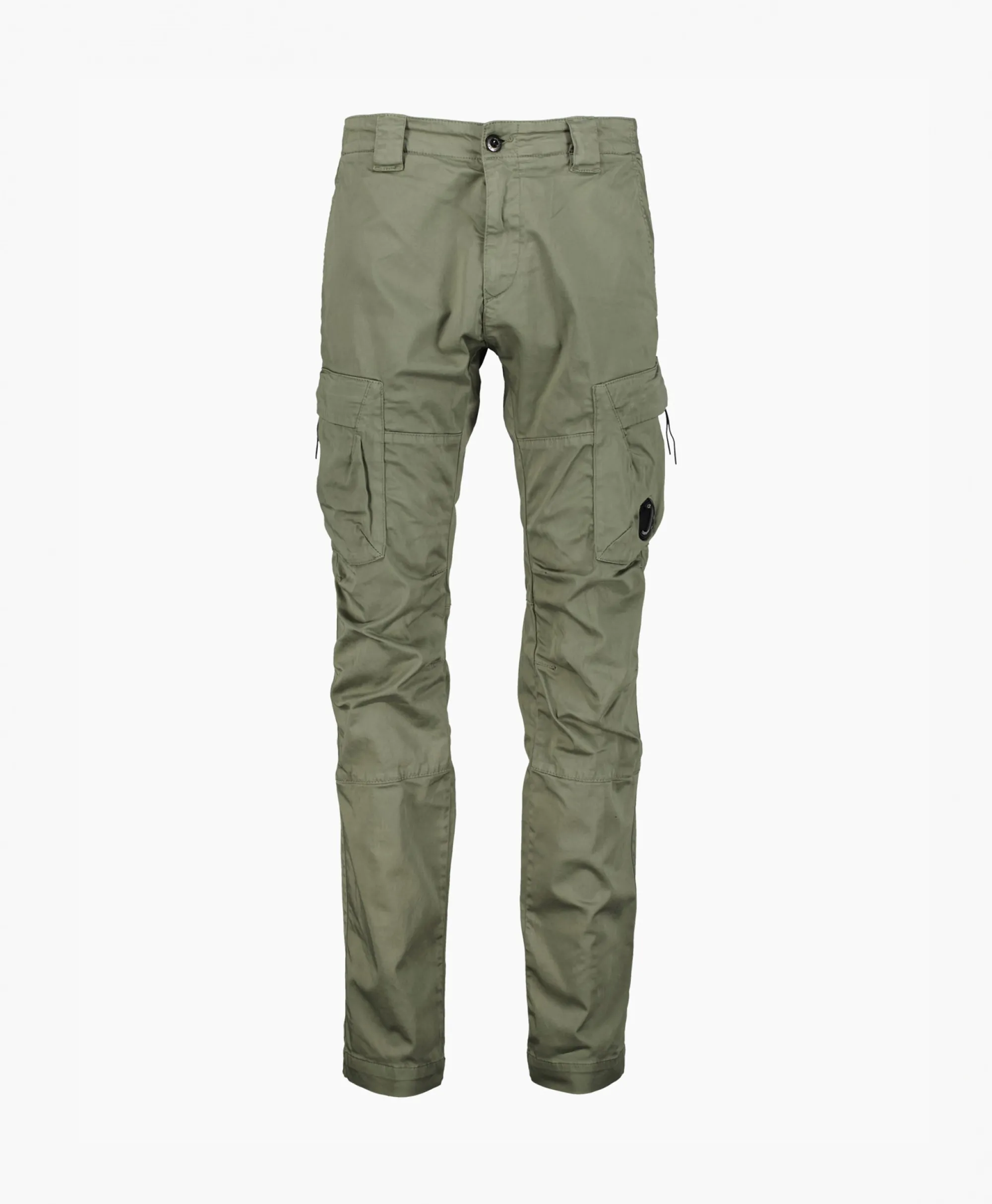 Cp Company Cargobroek Stetch Sateen Ergonomic Groen*Heren Broeken