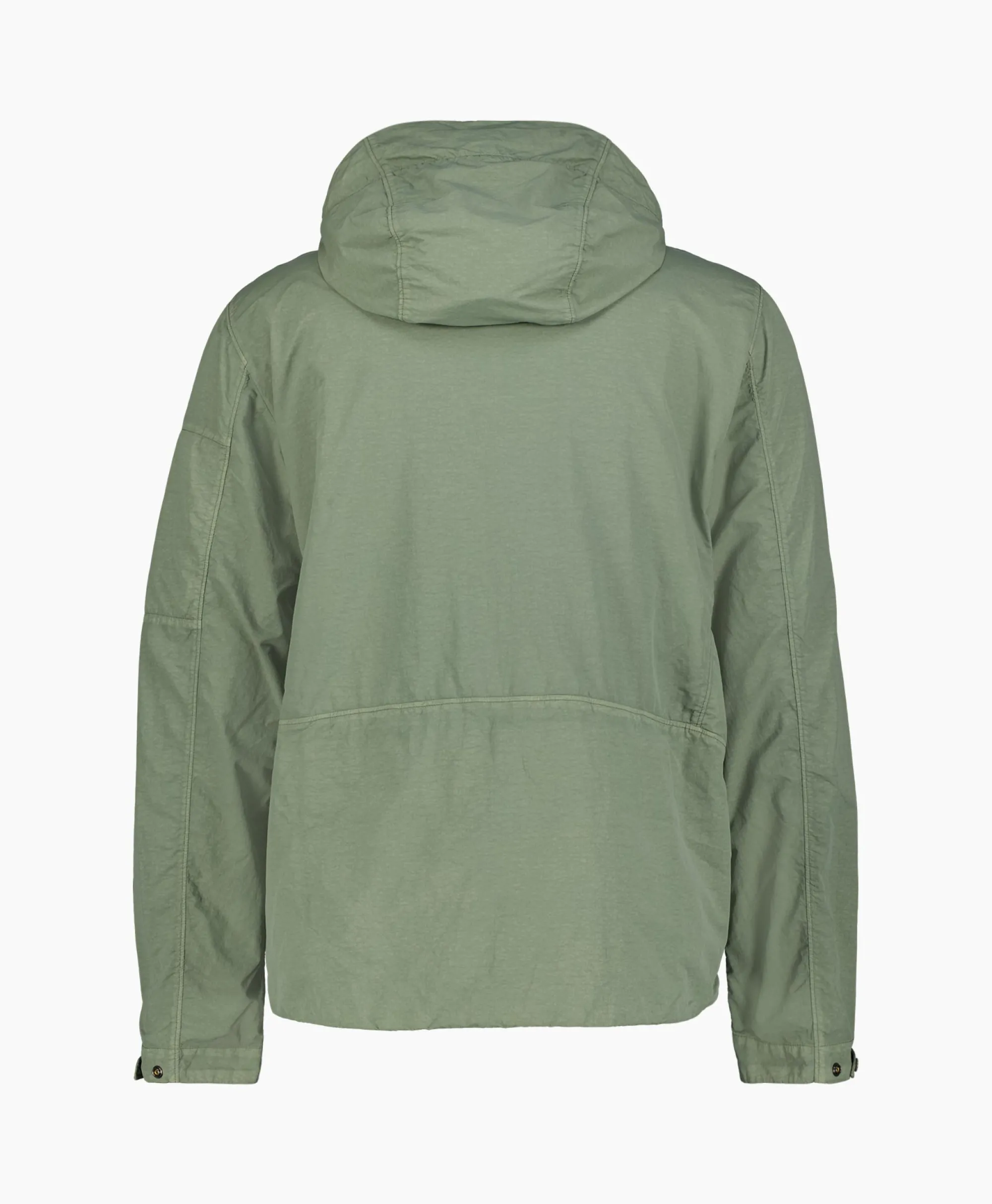 Cp Company Jack Flatt Nylon Reversible Hooded Groen*Heren Jassen