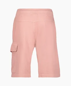 Cp Company Korte Broek Short Fleece Cargo Rose*Heren Broeken