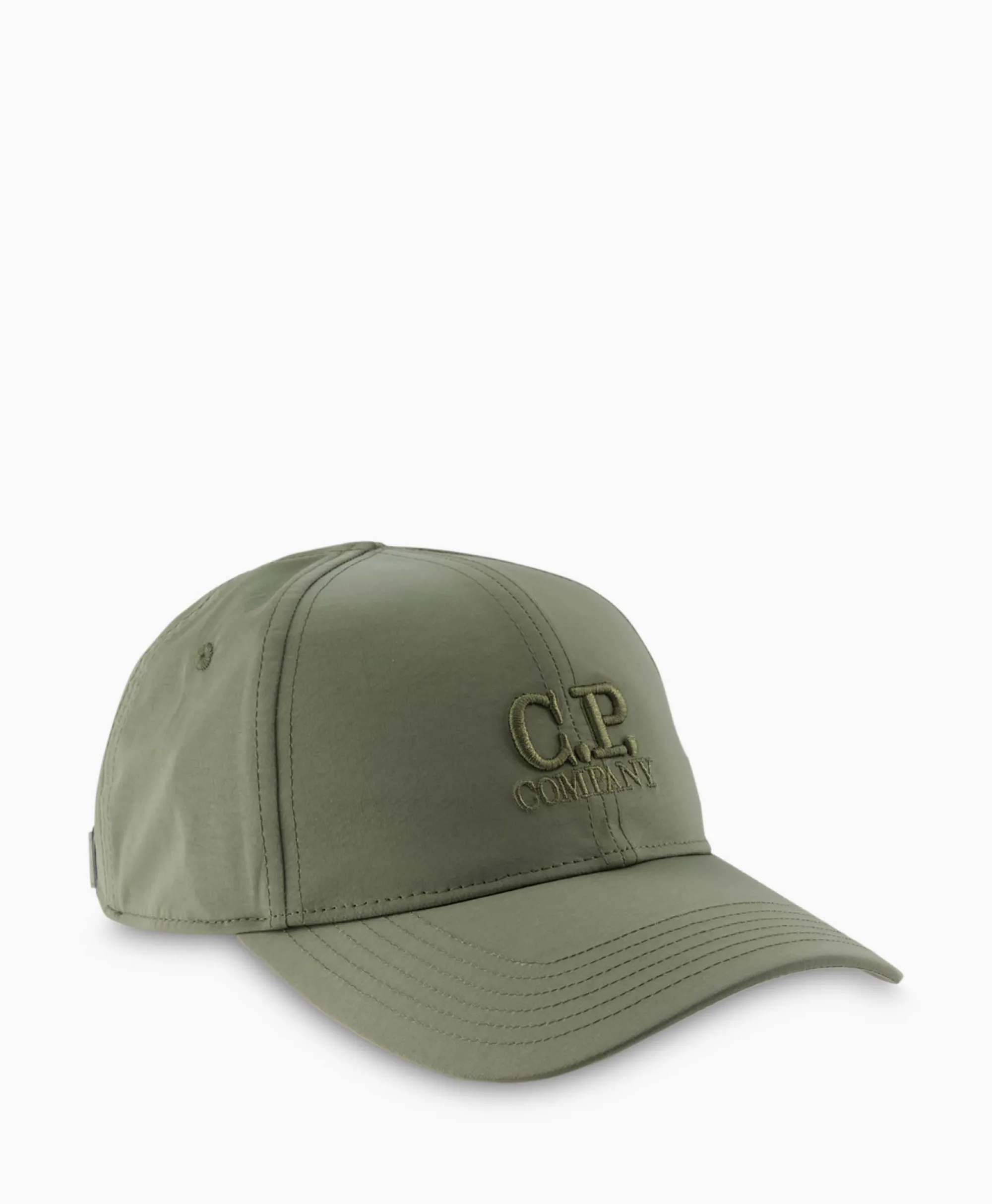 Cp Company Pet Chrome R Logo Groen*Heren Petten