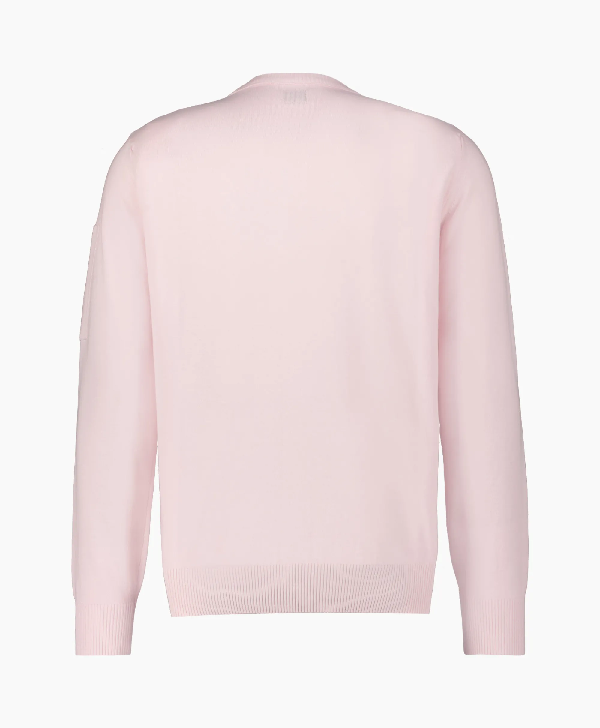 Cp Company Pullover Cotton Crepe Knit Rose*Heren Truien