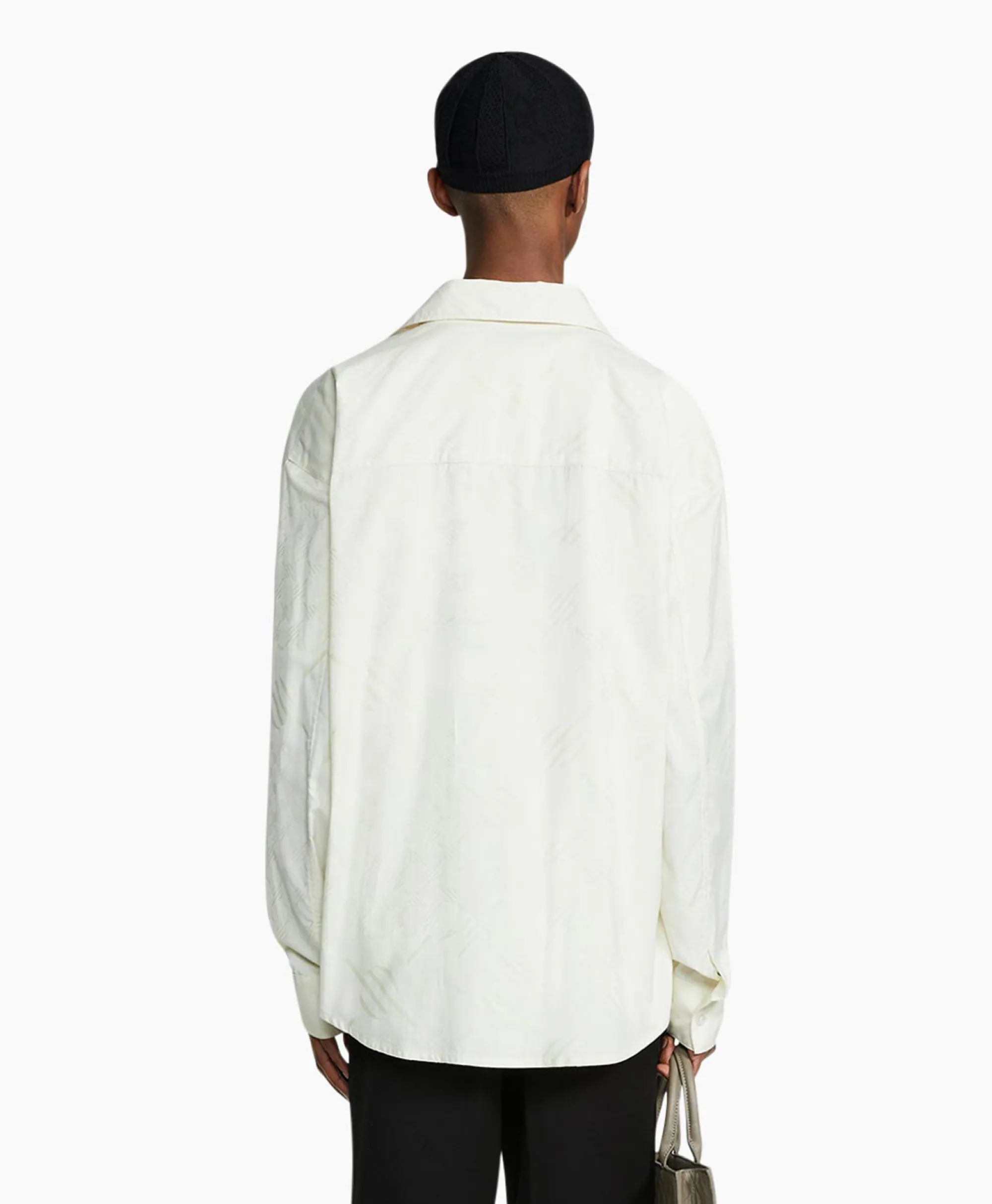 Daily Paper Overhemd Housni Wit*Heren Overhemden