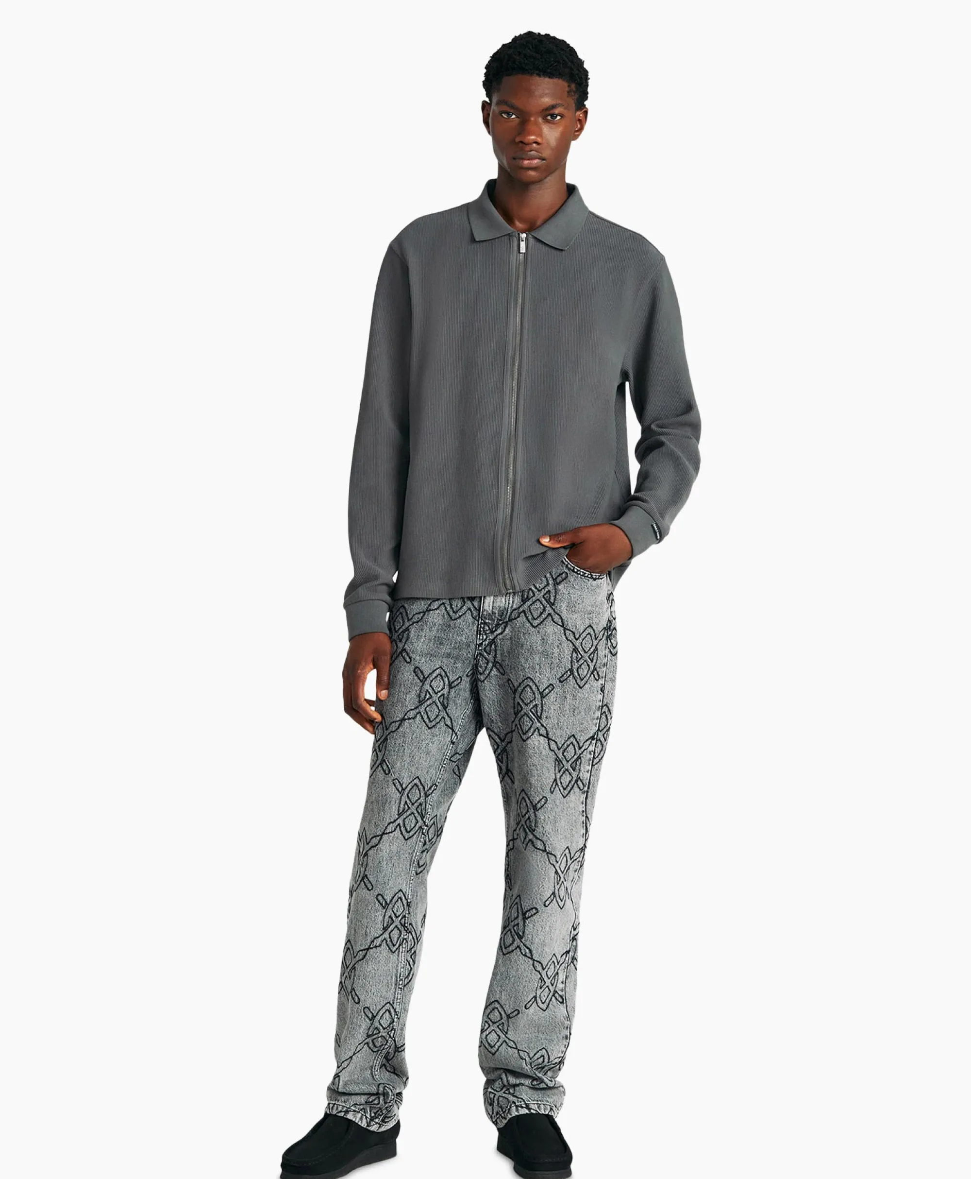 Daily Paper Overshirt Parram Grijs*Heren Jassen