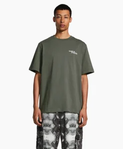 Daily Paper T-Shirt Korte Mouw Hand Donker Groen*Heren T-Shirts