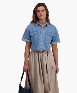 D'arc D'Arc Blouse Bovino Blauw*Dames Blouses