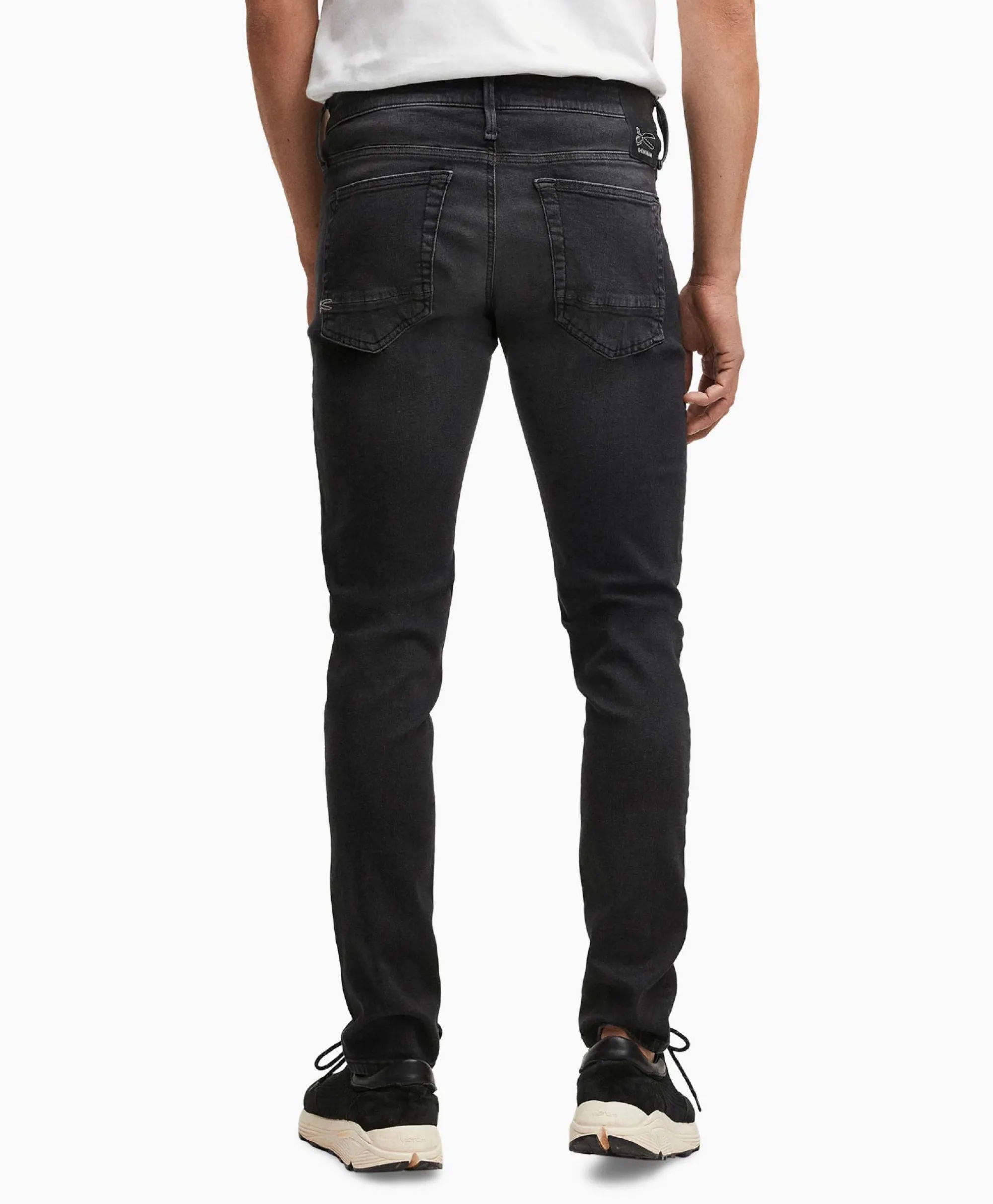 Denham Jeans Bolt Wlbfm+ Zwart*Heren Broeken